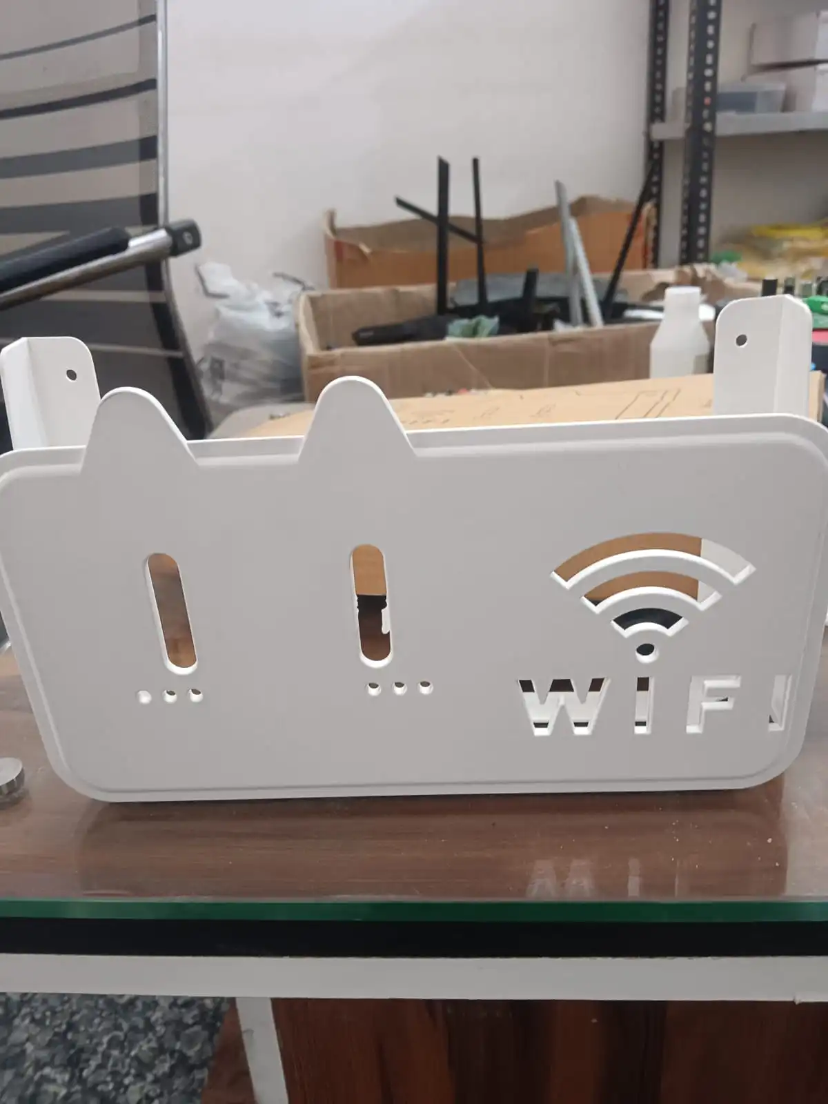 WiFi Router Storage Box for ONT, ONU & Modem | Wall Mount Router Holder 2026 best price deal - Image 3